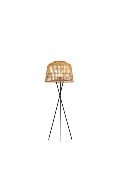 NEW GARDEN lampa podłogowa AMALFI 145 BATTERY NEGRO
