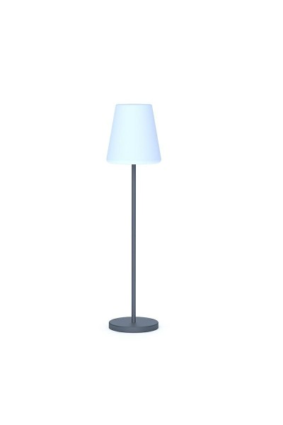 NEW GARDEN lampa podłogowa LOLA SLIM 120 SOLAR & BATTERY anthracite