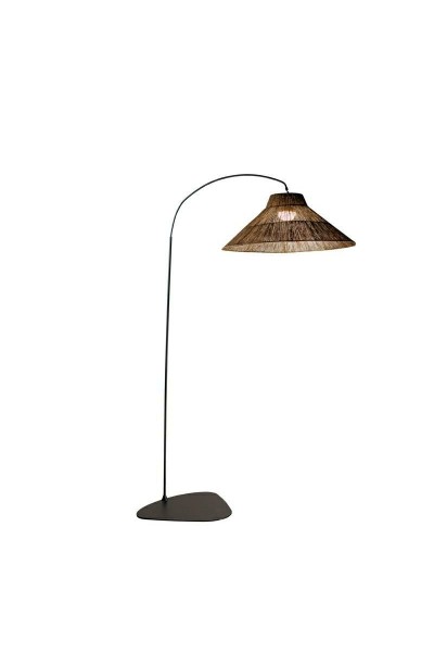 NEW GARDEN lampa podłogowa NIZA 230 BATTERY NEGRO