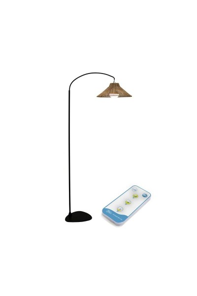 NEW GARDEN lampa podłogowa NIZA 165 BATTERY NEGRO