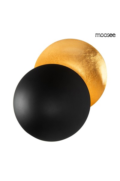 MOOSEE lampa ścienna ECLISE  złota / czarna