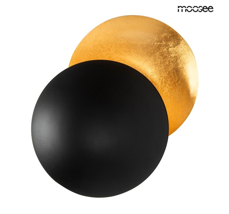 MOOSEE lampa ścienna ECLISE  złota / czarna