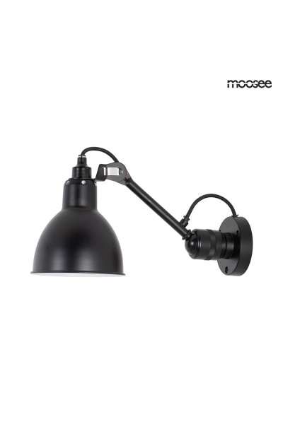 MOOSEE lampa ścienna FRANK czarna