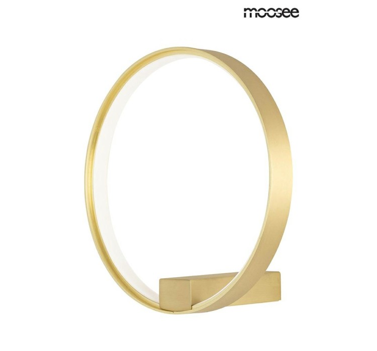 MOOSEE lampa ścienna CIRCLE WALL złota