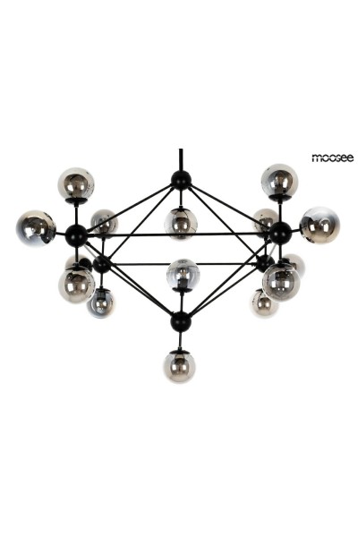 MOOSEE lampa wisząca ASTRIFERO 15 czarna