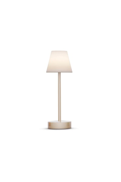 NEW GARDEN lampa stołowa LOLA SLIM 30 BATTERY brass