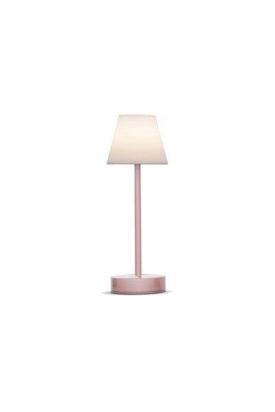 NEW GARDEN lampa stołowa LOLA SLIM 30 BATTERY rose gold
