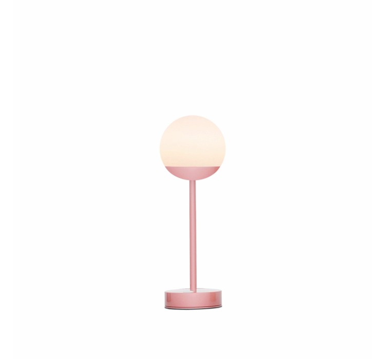 NEW GARDEN lampa stołowa NORAI SLIM 35 BATTERY rose gold