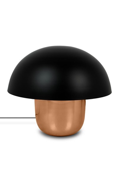 KARE lampa stołowa MUSHROOM miedziana / czarna 44 cm
