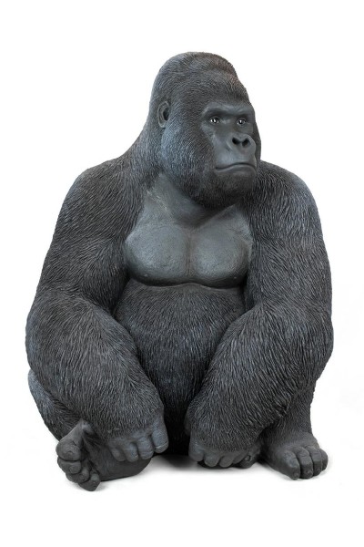 KARE dekoracja stojąca GORILLA XL 76cm czarna