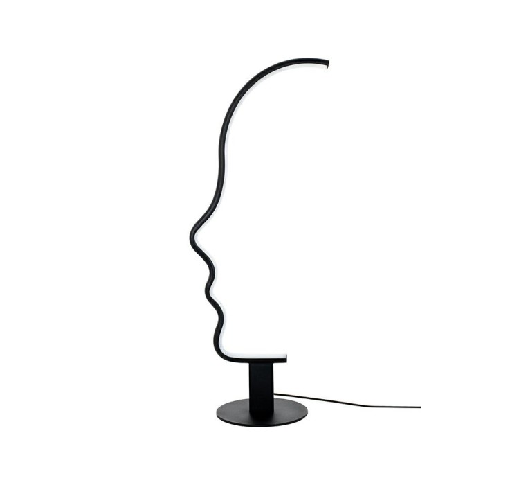 MOOSEE lampa stołowa FACE TABLE czarna