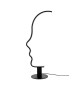 MOOSEE lampa stołowa FACE TABLE czarna