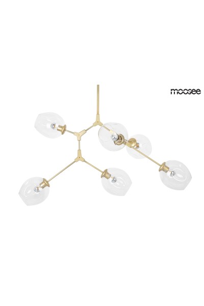 MOOSEE lampa wisząca SPLIT 6 złota
