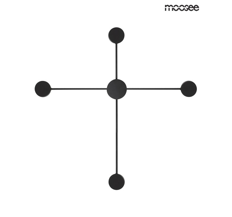 MOOSEE lampa ścienna SHADOW 4 CLOSE czarna