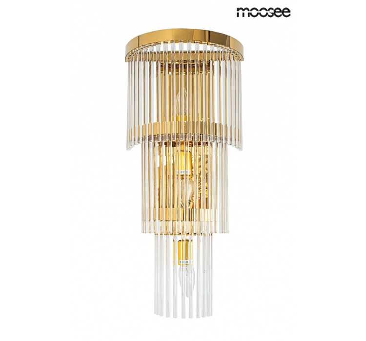 MOOSEE lampa ścienna ESTRO złota