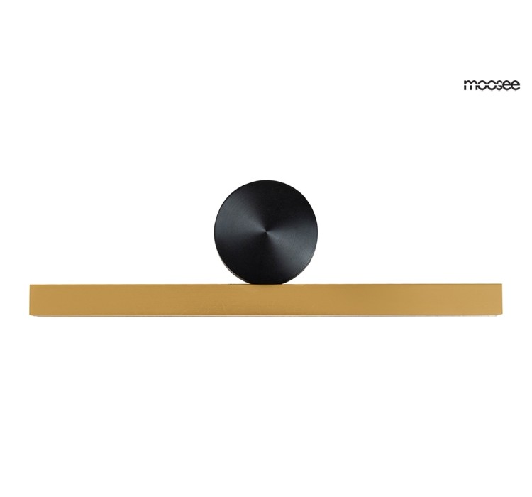MOOSEE lampa ścienna WAND 45 złota
