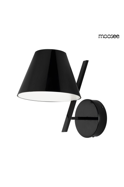 MOOSEE lampa ścienna MAGO czarna