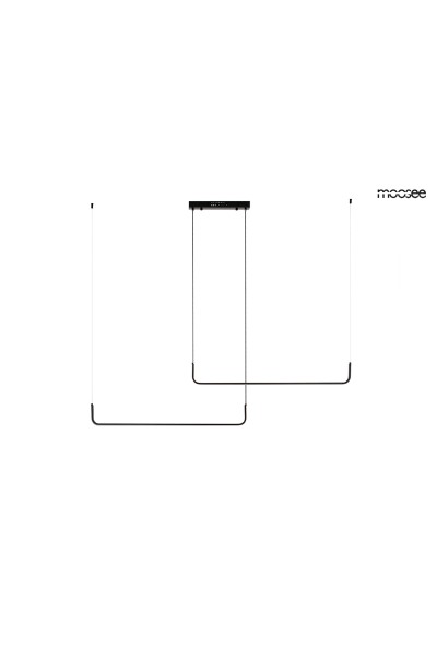 MOOSEE lampa wisząca SHAPE DUO 120 czarna