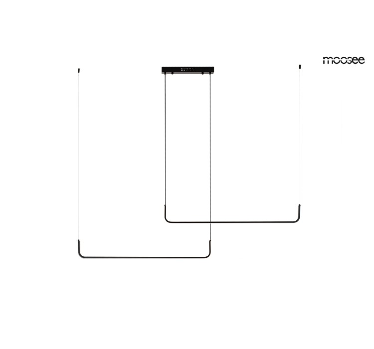 MOOSEE lampa wisząca SHAPE DUO 120 czarna