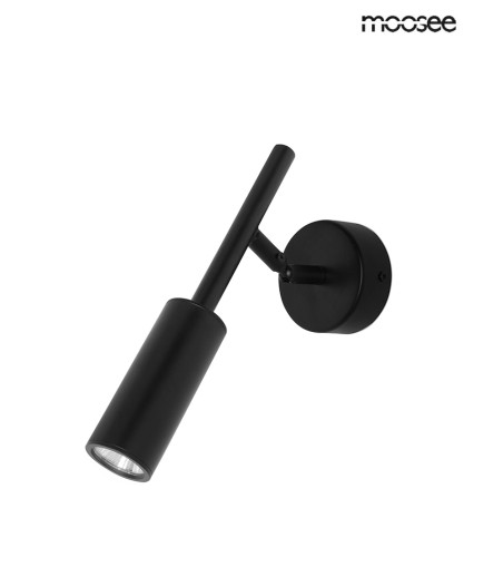 MOOSEE lampa ścienna PRISMA czarna