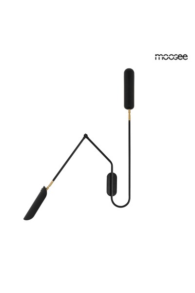 MOOSEE lampa ścienna TENTA czarna