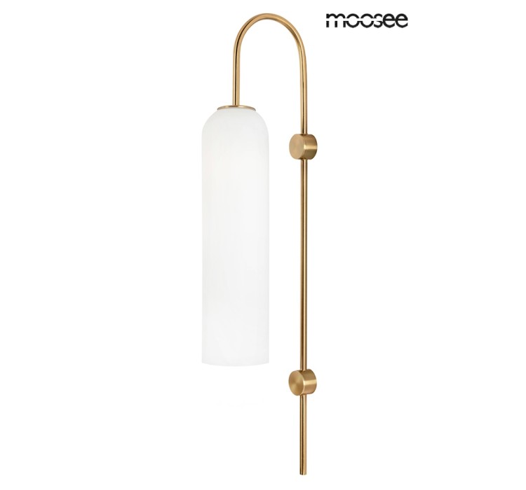 MOOSEE lampa ścienna SLACK złota / biała