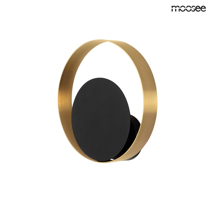 MOOSEE lampa ścienna BAND złota / czarna
