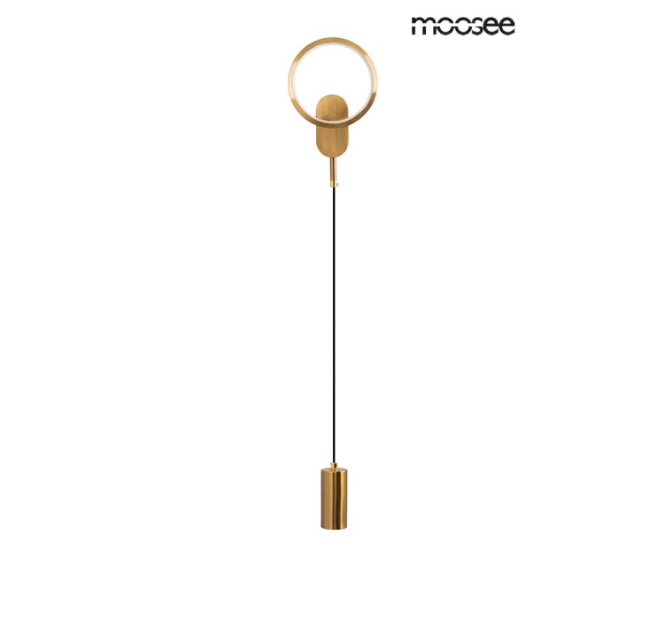 MOOSEE lampa ścienna COMO złota