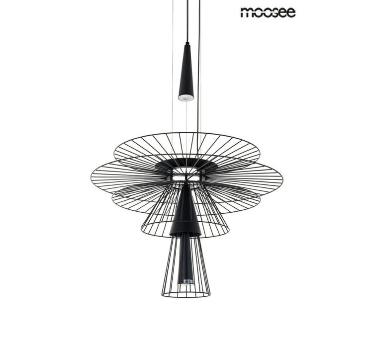 MOOSEE lampa wisząca SESTO czarna