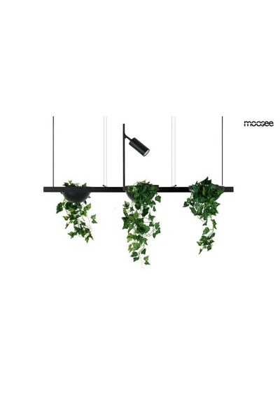 MOOSEE lampa wisząca PLANT LINE czarna