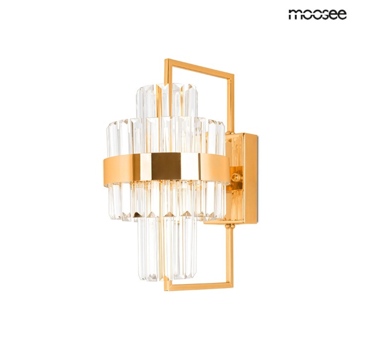MOOSEE lampa ścienna IMPERO złota