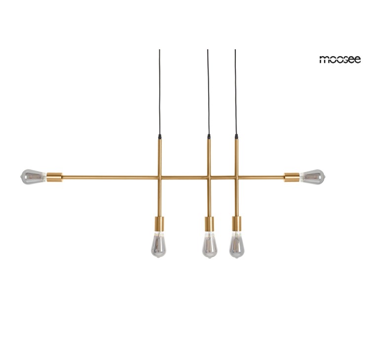MOOSEE lampa wisząca RIVA 5 złota