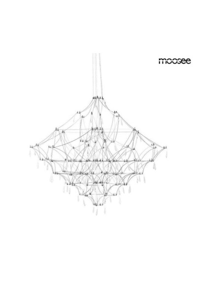 MOOSEE lampa wisząca CONSTELATION 77 -    LED, stal szczotkowana