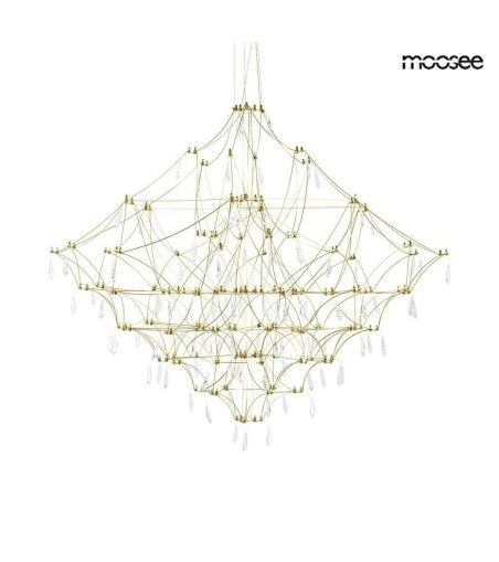 MOOSEE lampa wisząca CONSTELATION 100     GOLD - LED, stal szczotkowana