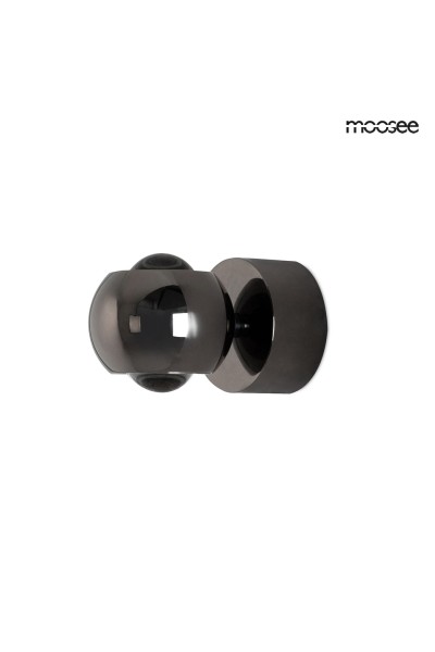 MOOSEE lampa ścienna EOS czarny chrom