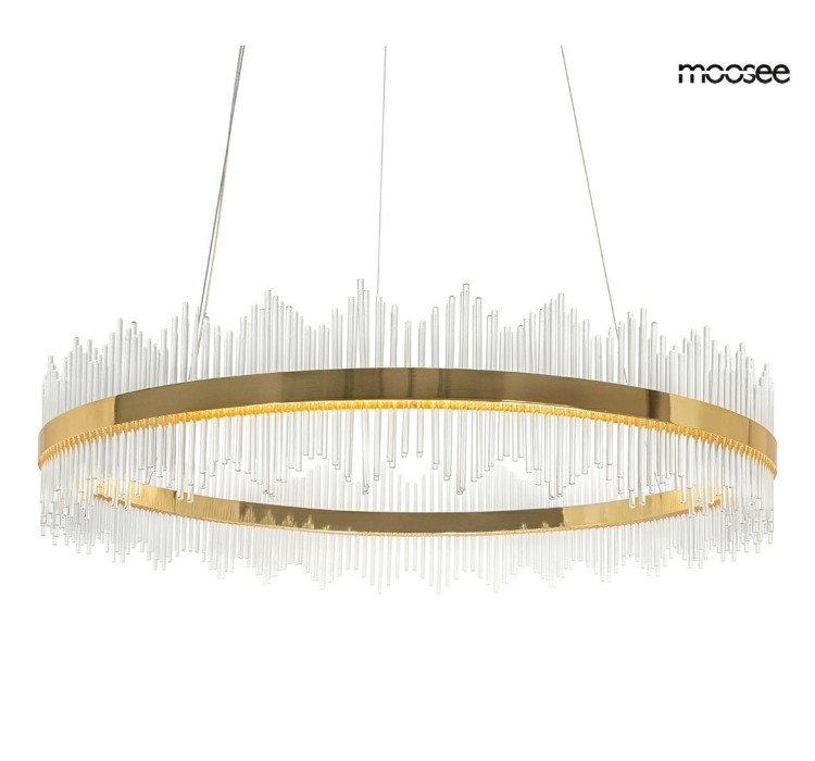 MOOSEE lampa wisząca FLORENS 120 złota