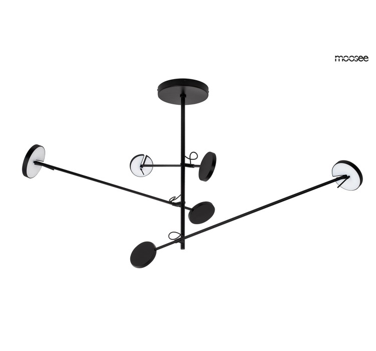 MOOSEE lampa wisząca BOBBIE 3 czarna