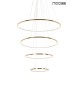 MOOSEE lampa wisząca RING SLIM M złota