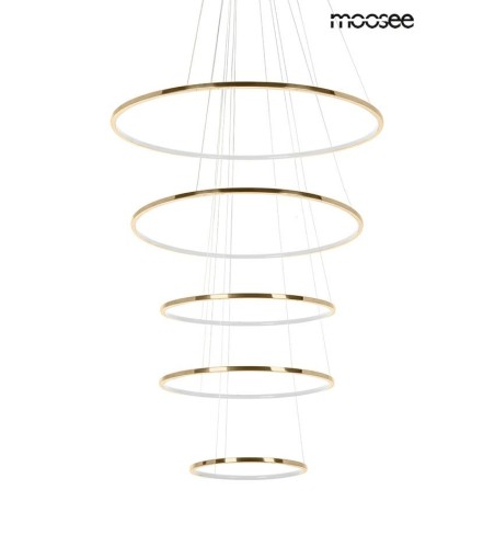 MOOSEE lampa wisząca RING SLIM L złota