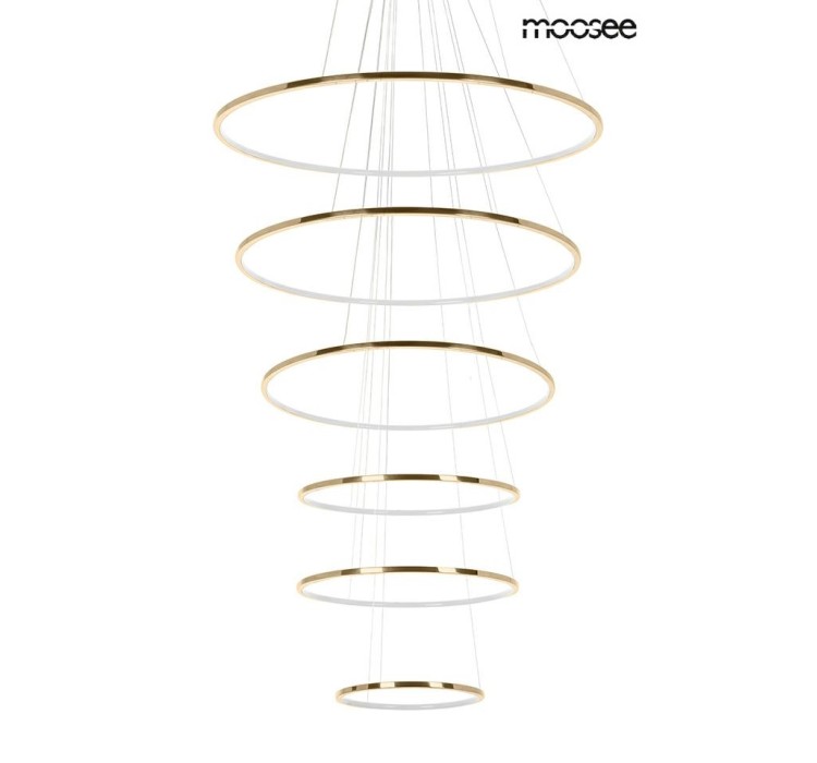 MOOSEE lampa wisząca RING SLIM XL złota