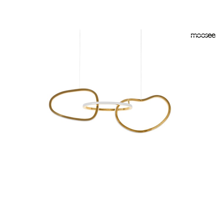 MOOSEE lampa wisząca JAZZ 3 złota