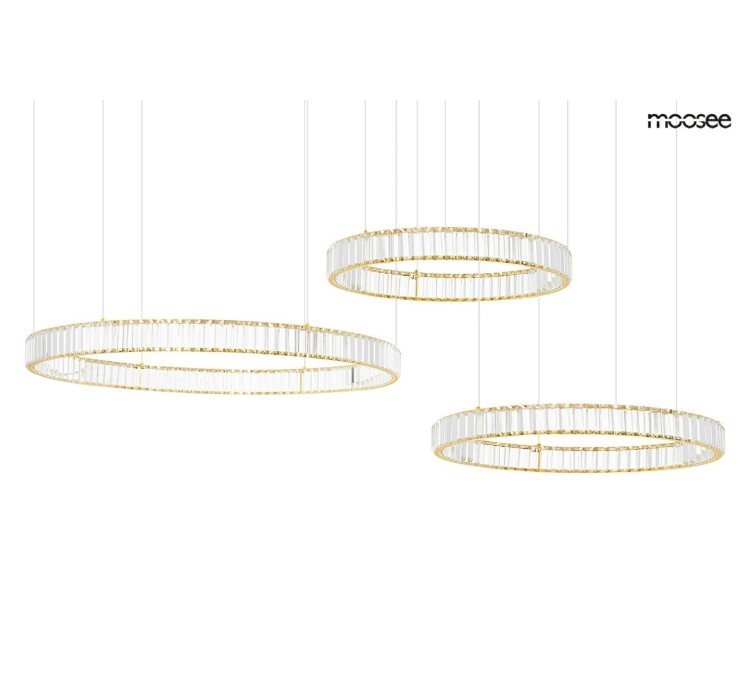 MOOSEE lampa wisząca LIBERTY 3B złota