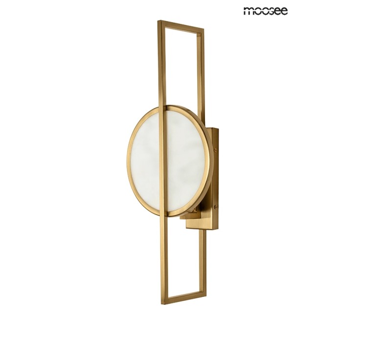 MOOSEE lampa ścienna TROYA złota