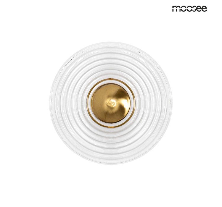 MOOSEE lampa ścienna ONDA złota