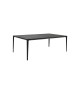 Stół SLIM 180x90 czarny - ceramiczny      marmur, aluminium