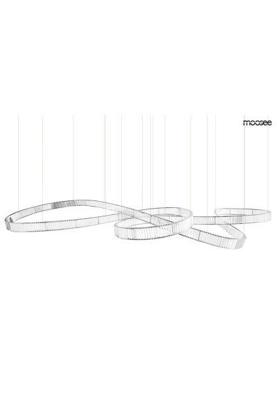 MOOSEE lampa wisząca WAVE 380 chrom