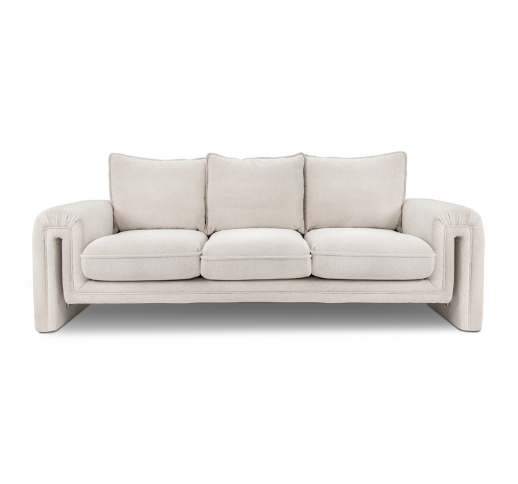 Sofa KELLY 230 tkanina szenil beżowa