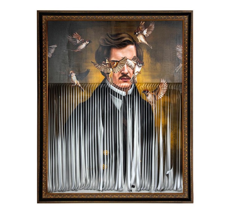 KARE obraz GENTLEMAN CUTS 130x163 cm