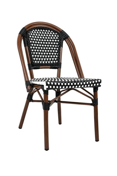 Krzesło ogrodowe CAFE PARIS brązowe       rattan