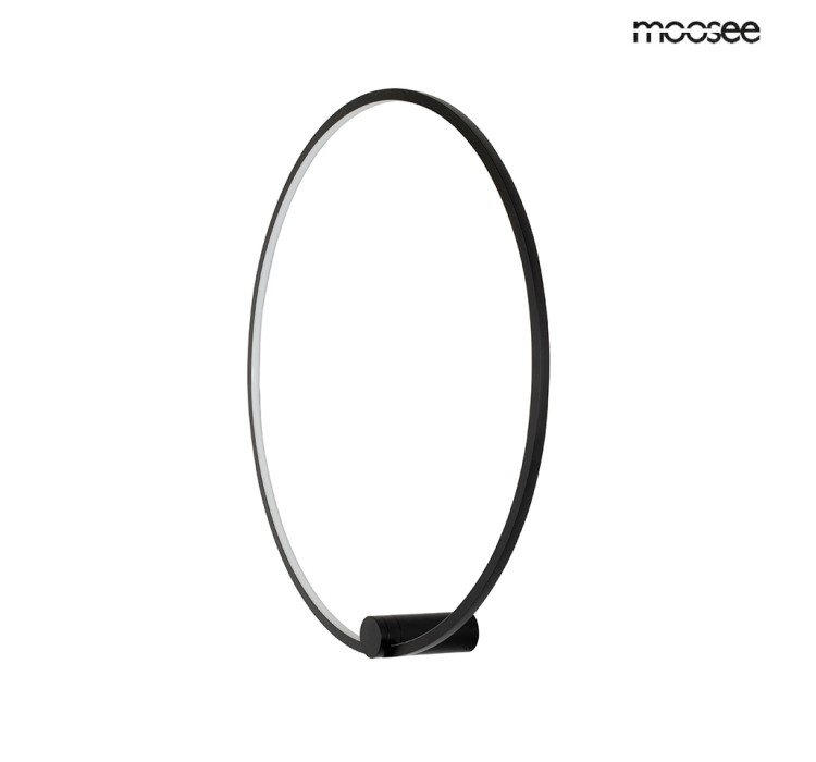 MOOSEE lampa ścienna HOOP 60 czarna